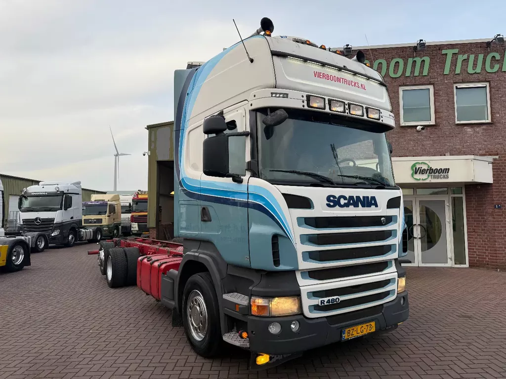Scania R R480 6X2 Topline chassis / Retarder / Lift axle / euro5 / Holland Truck