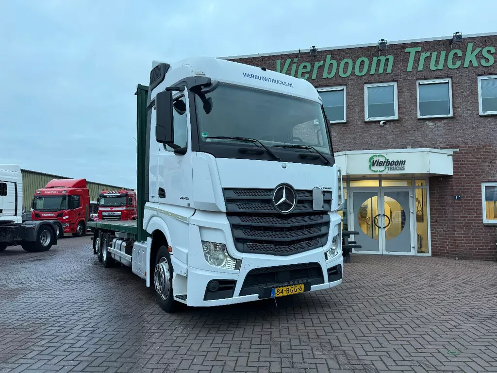 Mercedes-Benz Actros Actros 2542LL 6X2 met open laabak BDF Platform NL Truck