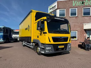 MAN TGL TGL 12.220 4X2 Sleeping cabin / Curtain box / Smart tacho / Holland Truck