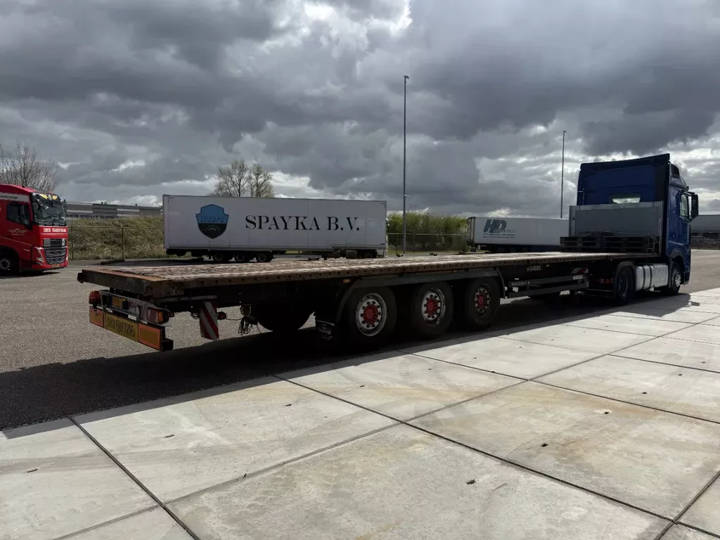 K&ouml;gel S***24 3 Axle platform trailer / SAF Disc brakes / APK/TUV 7-26