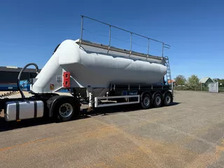Feldbinder EUT 40 3 EUT 40 3 Alu. Zement Silo - Powder Bulk tank Onderlosser 1 Comp.| 39 m3