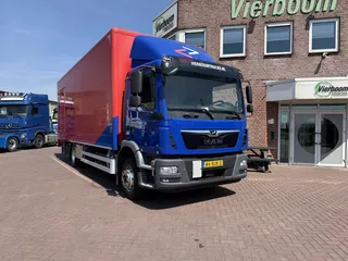 MAN TGM TGM 12.250 4X2 BL bakwagen met 2 Tons klep