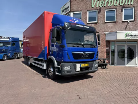 MAN TGM TGM 12.250 4X2 BL bakwagen met 2 Tons klep