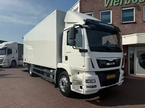 MAN TGM TGM 18.250 4X2 BL Koffer mit 2T Ladebordwand TOP NL TRUCK