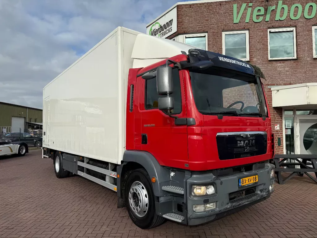 MAN TGM 18.250 TGM 18.250 4X2 Koffer mit Ladebordwand TUV-2-2026 NL-Truck