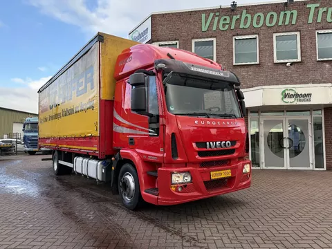 Iveco EuroCargo 120 E25 4X2 BAKWAGEN MET SCHUIFZEILEN EURO6