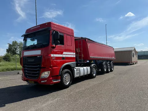 DAF XF 440 XF440 4X2 Komplett mit 2015 Schmitz Alu 27m3 Kipper &euro;22899,-