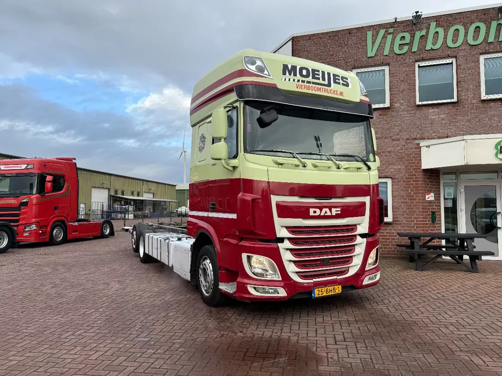 DAF XF 460 XF460 6X2 SCC EURO6 CHASSIS - HOLLAND TRUCK - SMART TACHO -TOP CONDITION!!!!