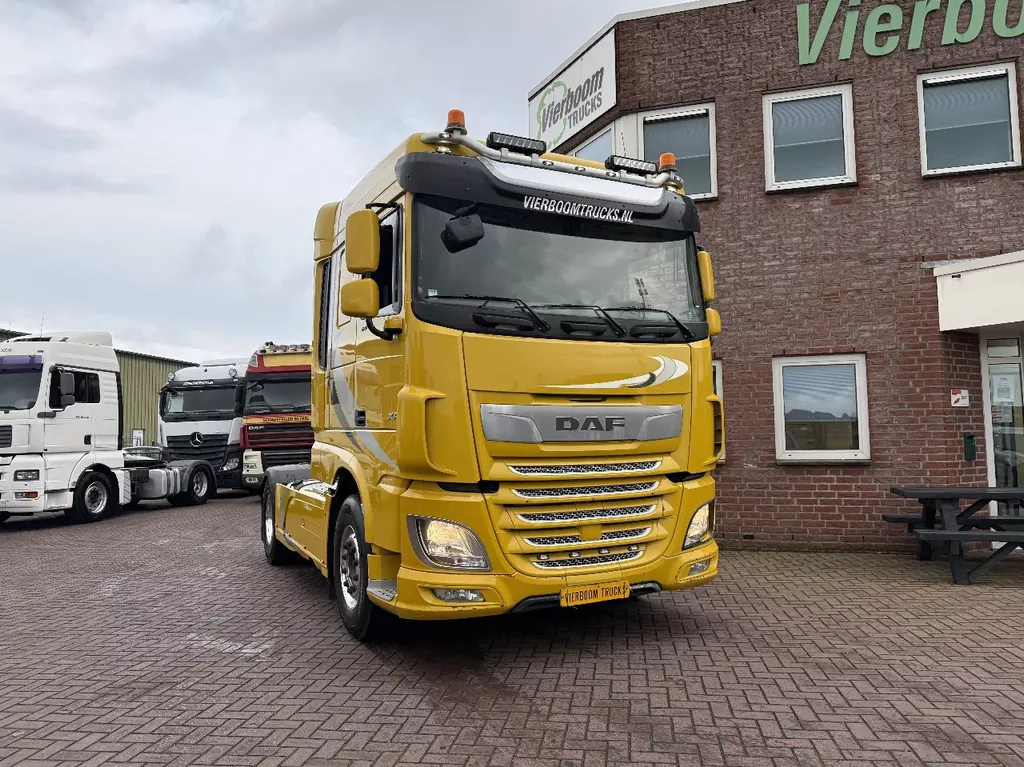 DAF XF 450 XF450 FT / kipper hydrauliek / alcoa / acc / zijskirts / top condition