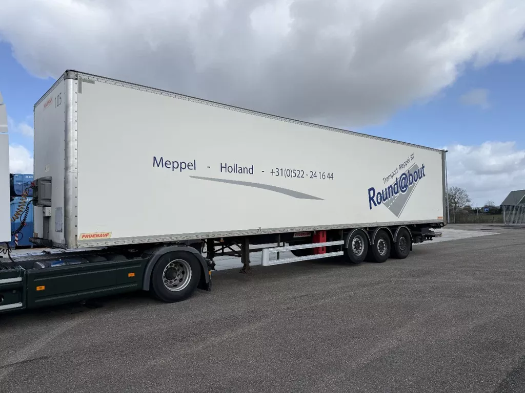 Fruehauf N/A 3-Assige kasten oplegger met 2tons klep / APK tot 1-2027