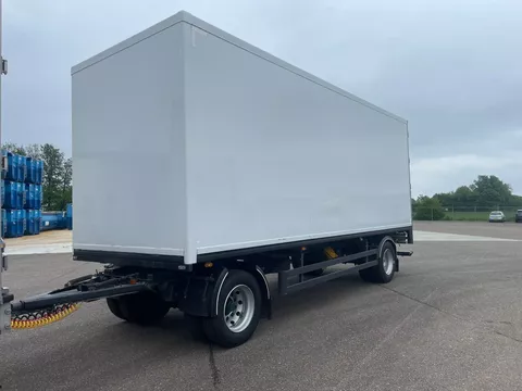 Pacton AXZ220 2-assige Ge&iuml;soleerde schamel aanhangwagen/APK 01-2027/Top staat