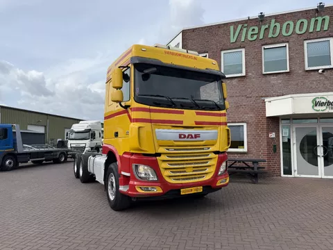 DAF XF 510 XF 510 FAT 6X4 Chassis / Manual gearbox / Big ax;le / Retarder / TOP CONDITION