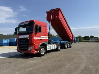 DAF XF 450 XF450 FT 4X2 I.C.M. 2016 Schmitz SGF*S3 27m3 stalen kipper