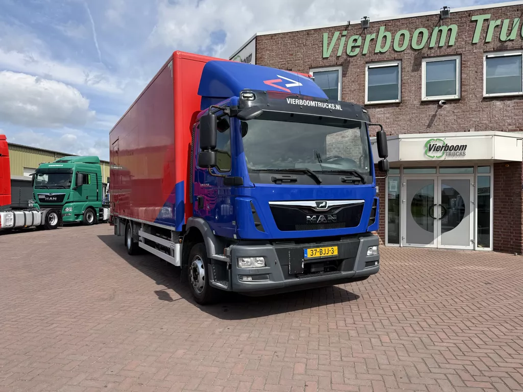 MAN TGM TGM 12.250 4X2 BL bakwagen met 2 Tons klep