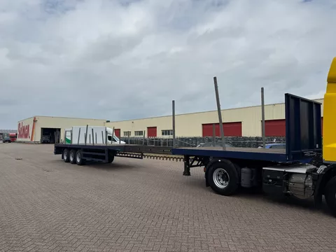 Lintrailers vlakke uitschuifbare oplegger / naloop gestuurd APK tot 1-2027