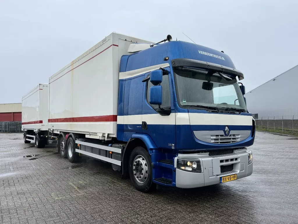 Renault Premium 380 PREMIUM 380.26 6X2 KOMPLETT MIT SCHMITZ ANHANGER UND KOFFER &euro;13299,-