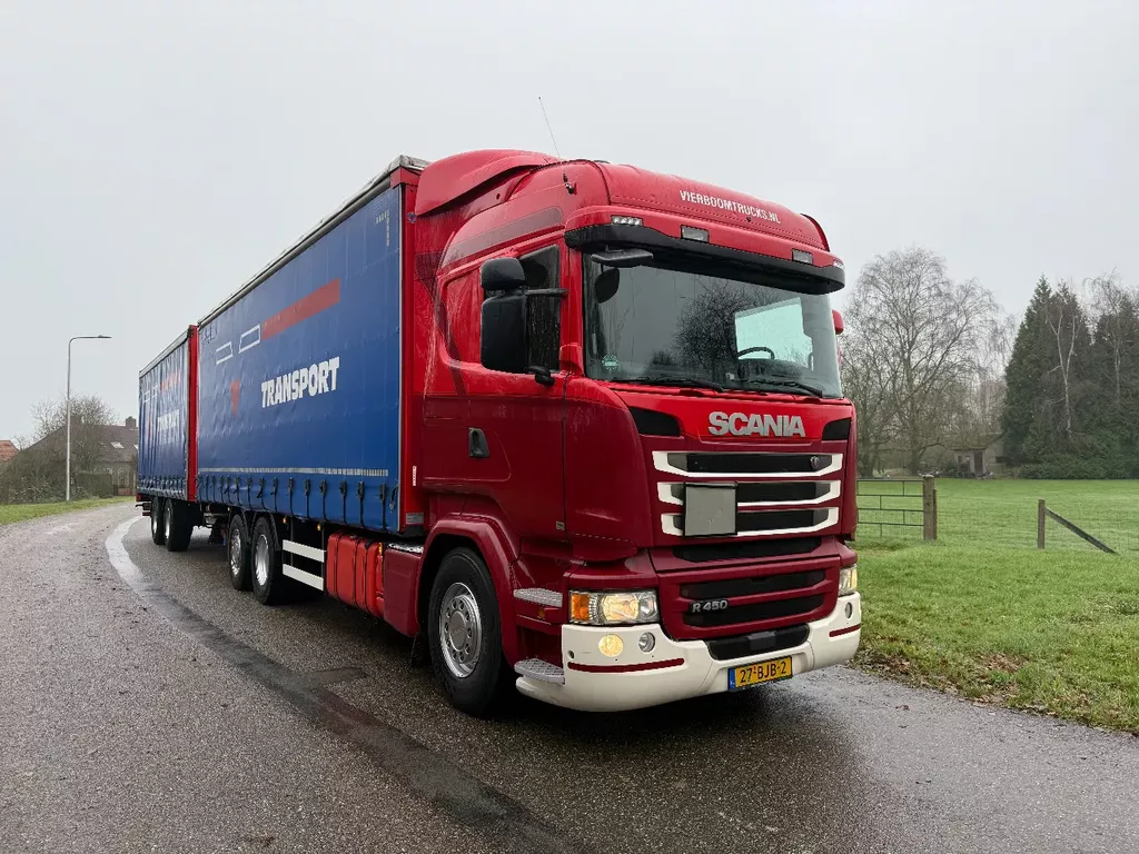 Scania R R450 6X2 KOMPLETT MIT ANHANGER RETARDER HOLLAND TRUCK TOP ZUSTAND!!!!!