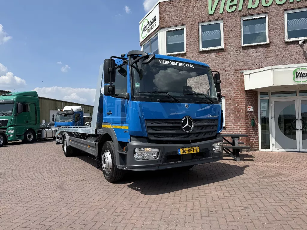 Mercedes-Benz Atego 1318 L EURO6 AUTOTRANSPORTER MIT WINDE TOP ZUSTAND HOLLAND TRUCK!!