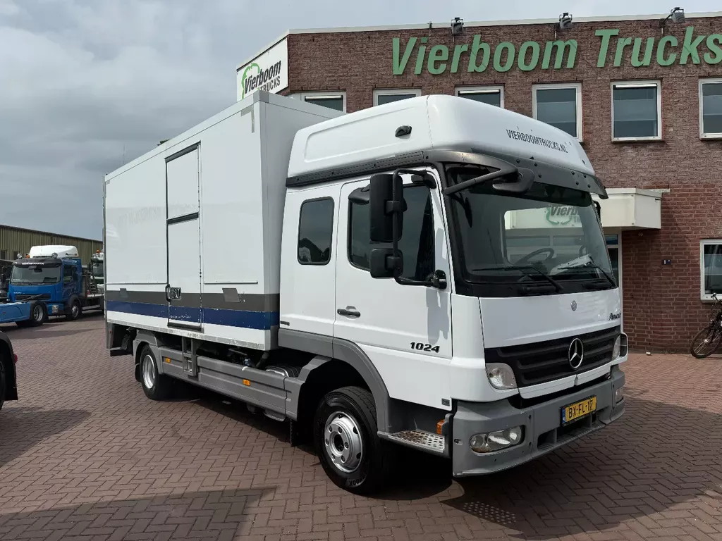 Mercedes-Benz Atego 1024 ATEGO 1024L Kuhlkoffer Carrier Anhangerkupplung TUV bis 10-2025